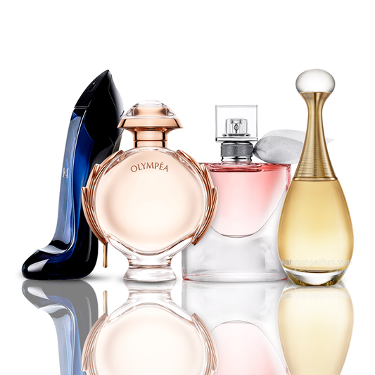 Set of 4 Perfumes | Good Girl + Olympea + La Vie Est Belle + J'Adore 100 ml