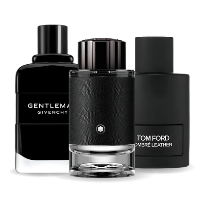 Set of 3 Perfumes | Tom Ford Ombre Leather, Givenchy Gentleman, Montblanc Explorer 100 ml