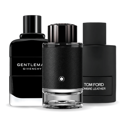 Set of 3 Perfumes | Tom Ford Ombre Leather, Givenchy Gentleman, Montblanc Explorer 100 ml