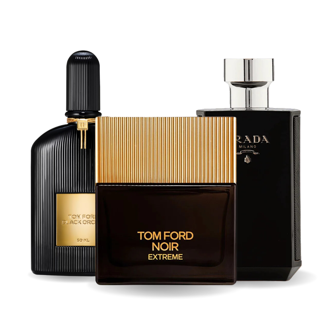 Set of 3 Perfumes | BLACK ORCHID, NOIR EXTREME, PRADA INTENSE 100 ml