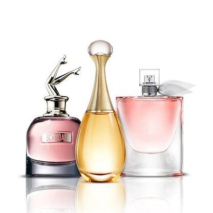 Set of 3 Perfumes | Scandal, J'adore and La Vie Est Belle (100 ml)